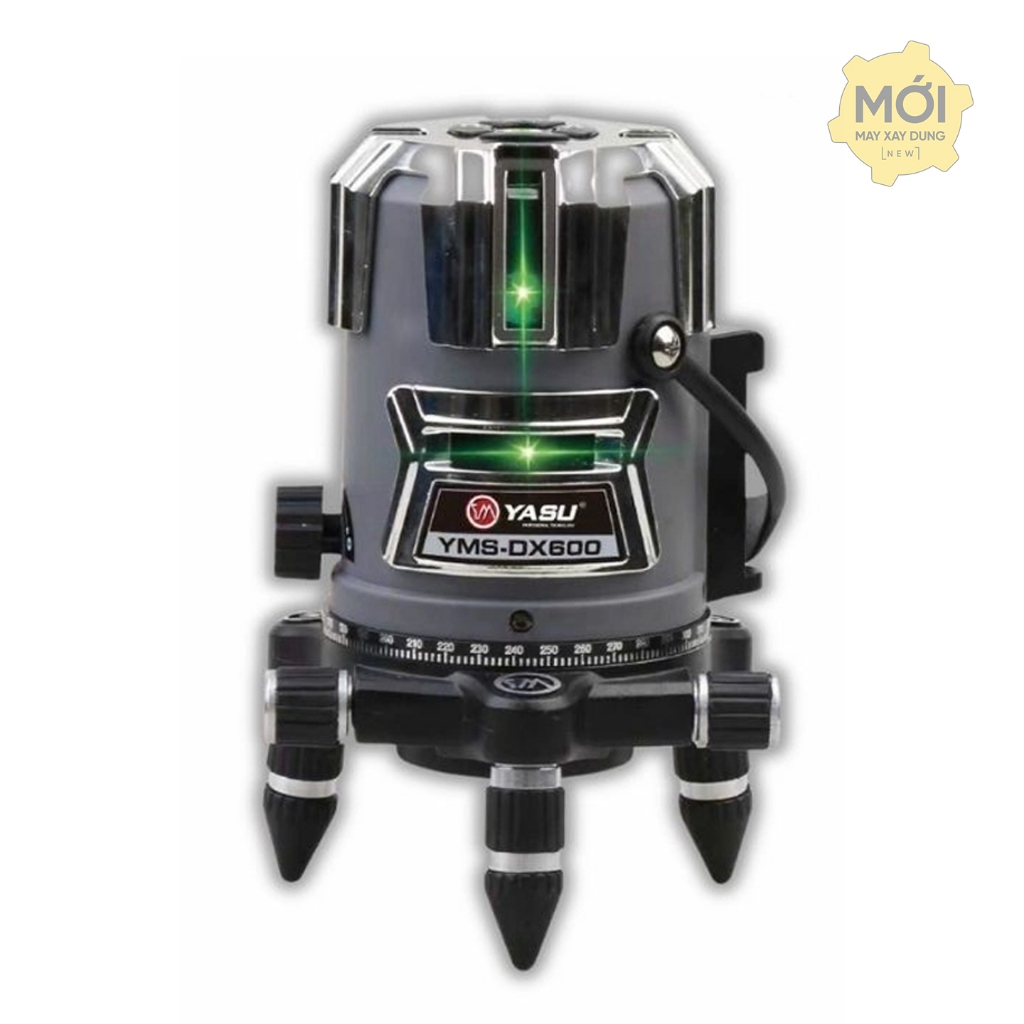 Máy cân bằng laser YAMASU YMS-DX600 5 tia xanh (Đế xoay tự động)