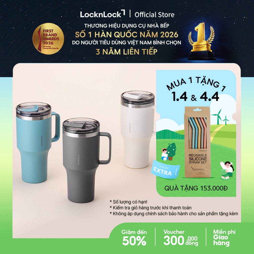 Bình giữ nhiệt LocknLock Metro King 820ml LHC4326