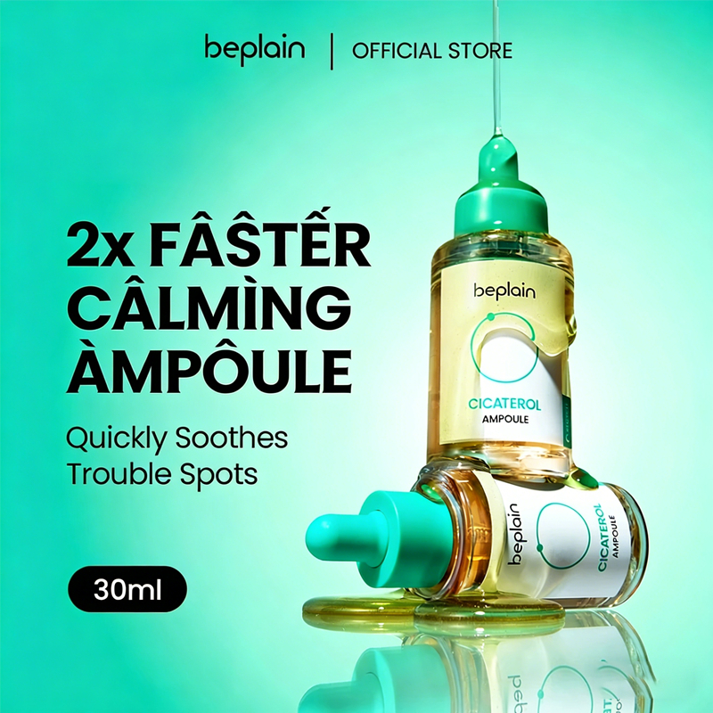[Beplain] BEPLAIN Cica Serum — Phục hồi da cấp tốc: Lựa chọn hàng đầu giúp cấp ẩm & dưỡng da cho phá