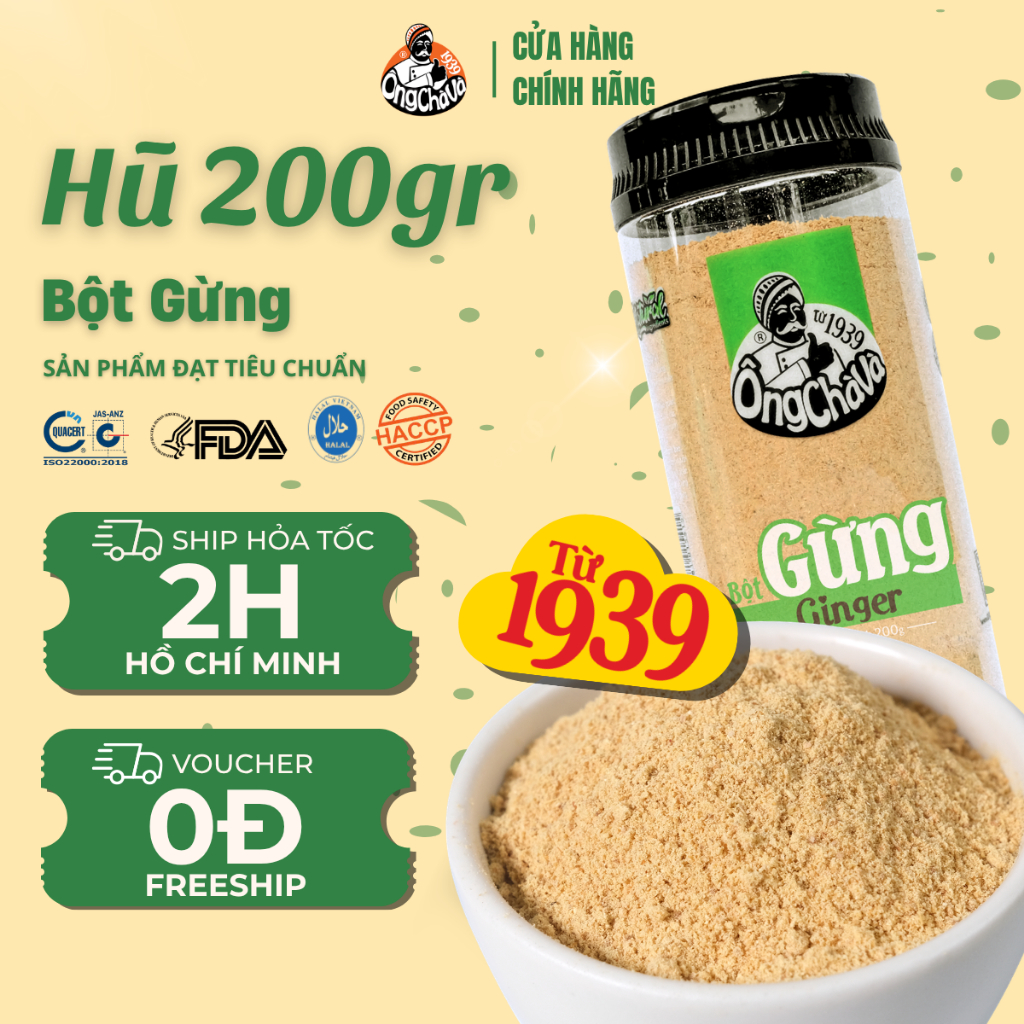 Bột Gừng Ông Chà Và 200g (Ginger Powder)