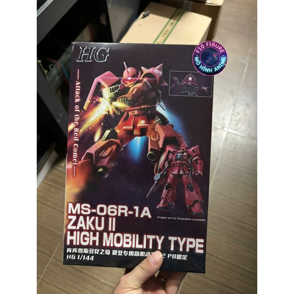 Mô Hình Lắp Ráp HGCU 1/144 MS-06R-1A Zaku 2 High Mobilty Tye