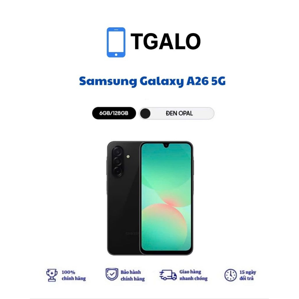 Điện Thoại Samsung Galaxy A26 5G 8/128G - Chính Hãng
