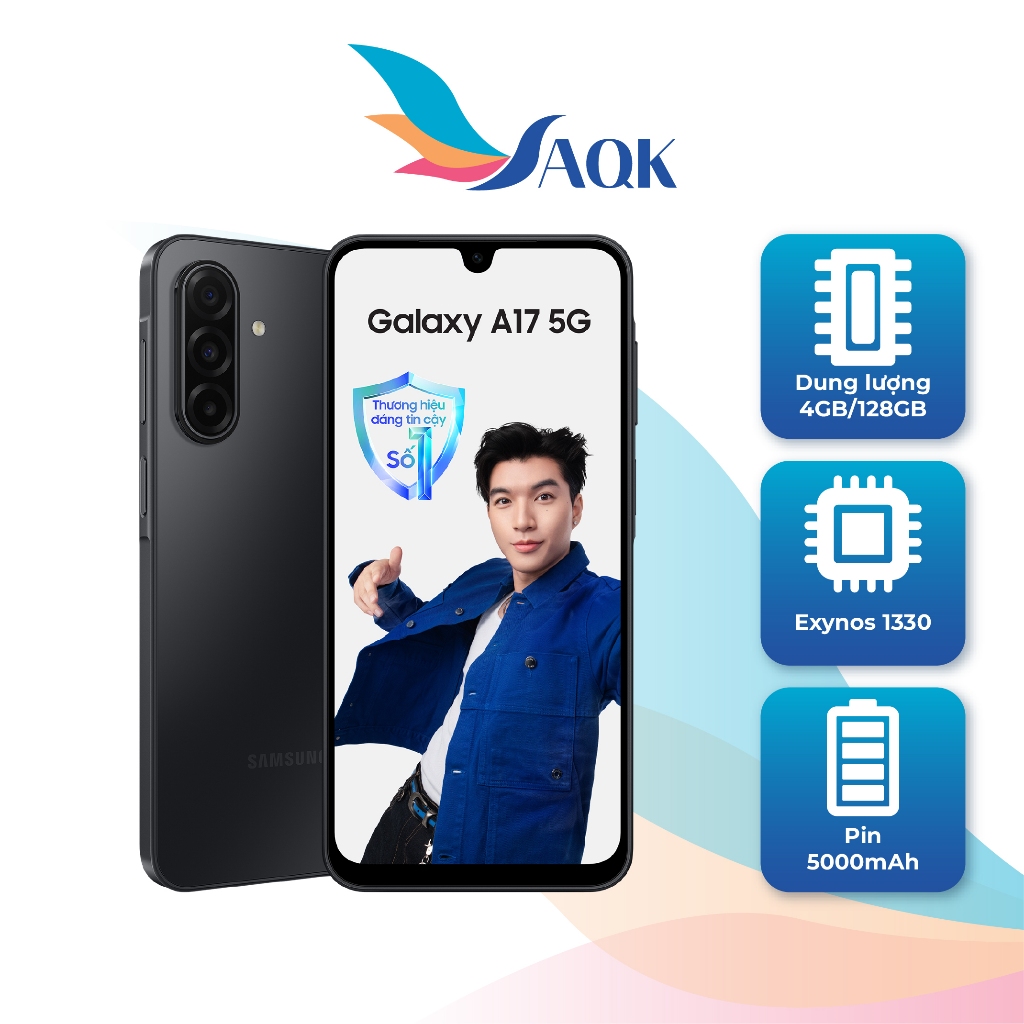 Điện thoại Samsung Galaxy A17 5G (4GB/128GB) - Hàng chính hãng