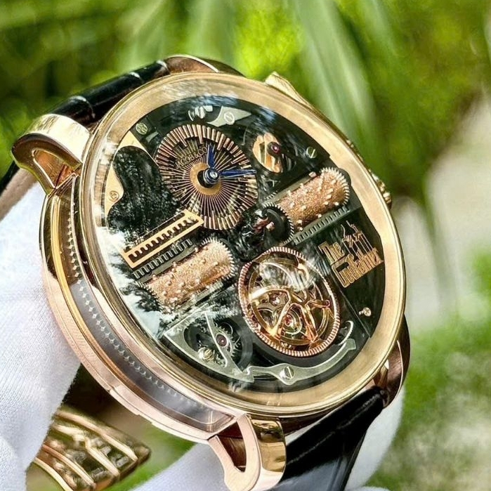 Đồng hồ Jacob & Co Opera Godfather size : 43mm Máy thuỵ | Cơ tự động Kính shaphie nguyên khối