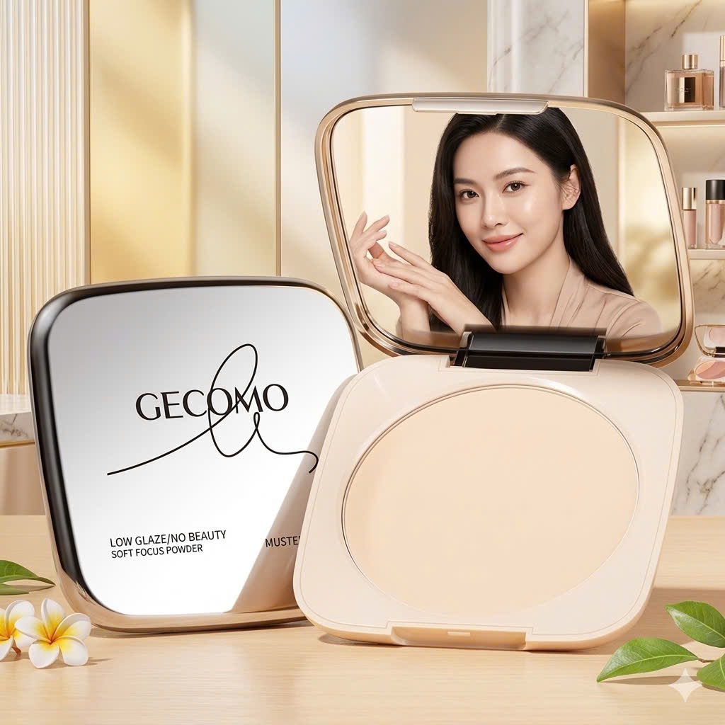 [ HÀNG MỚI VỀ] Phấn phủ nén dưỡng da mờ thâm nám GECOMO chính hãng