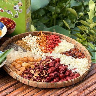 Combo 5 Hộp Chè Dưỡng Nhan Phiên Bản Nâng Cấp 14 Vị - Tặng 1 Set Chè Dưỡng Nhan 250g
