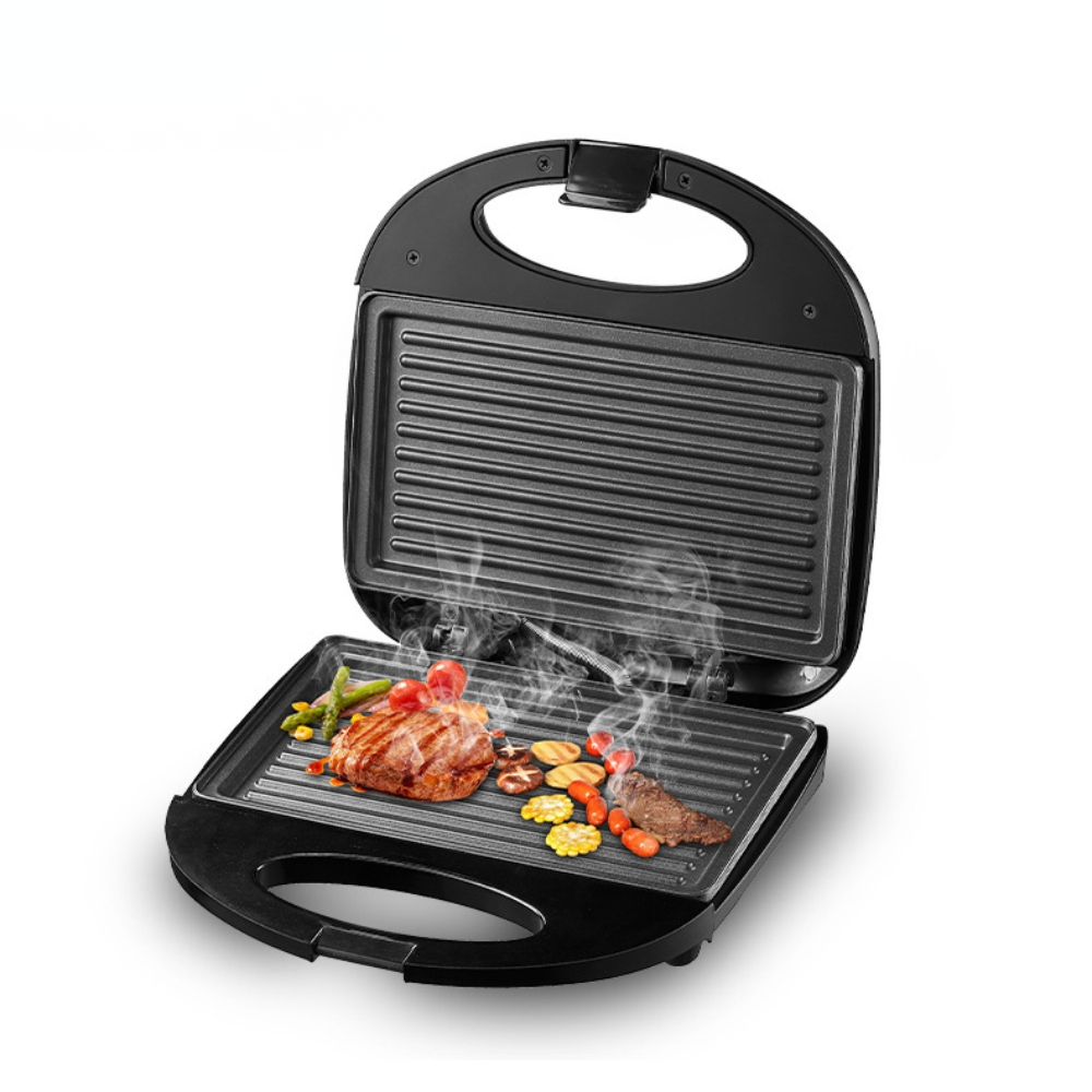 Máy nướng bánh, máy kẹp bánh mì, máy làm bánh LUMABELLA 800W làm bánh, nướng thịt đa năng - LB08110