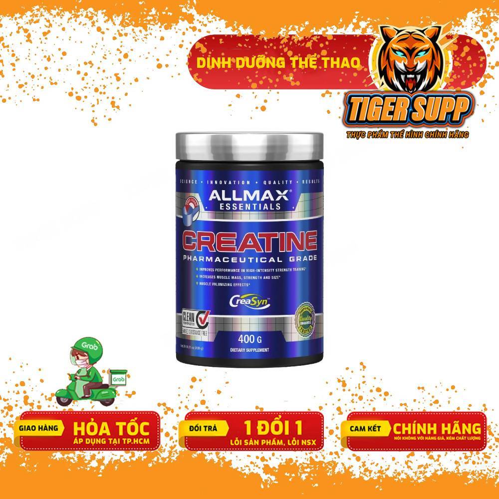 Creatine Monohydrate Allmax 400g - Creatine Tinh Khiết Hỗ Trợ Tập Luyện
