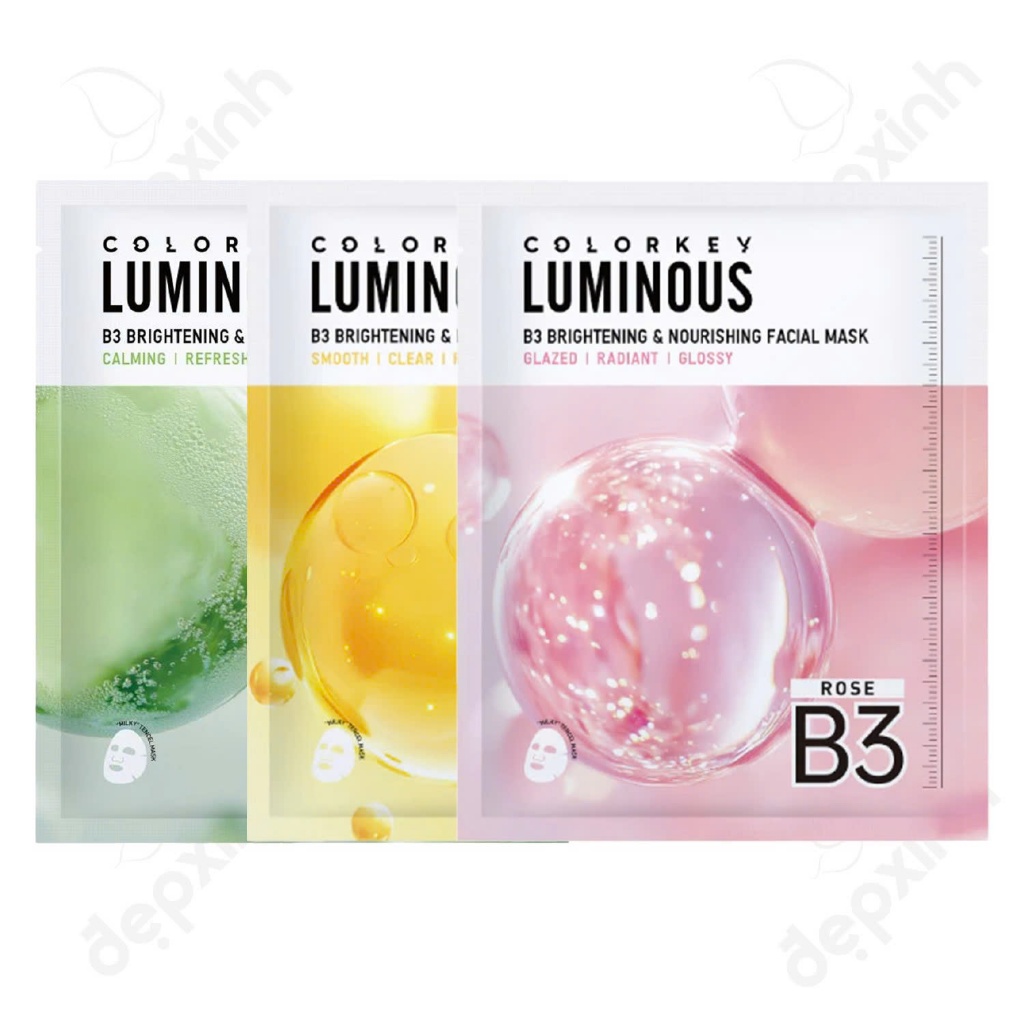 Mặt nạ B3 dưỡng sáng da thế hệ mới Colorkey Luminous 30ml