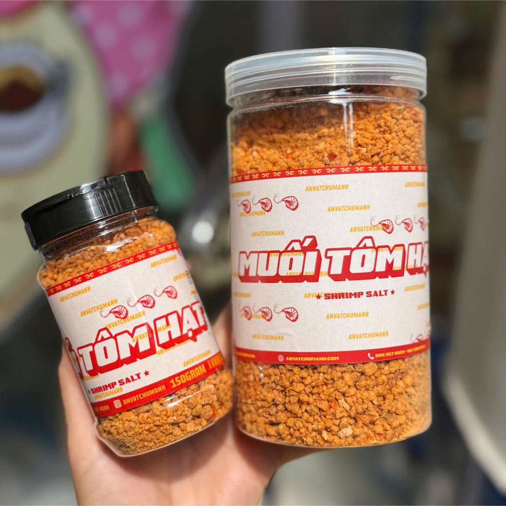 Muối Tôm Hạt/Nhuyễn - Ăn Vặt Chú Mạnh