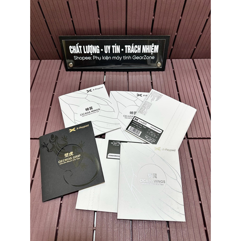 (CHÍNH HÃNG) Miếng dán Griptape X-raypad xraypad Cicada Wings / Geckos V2
