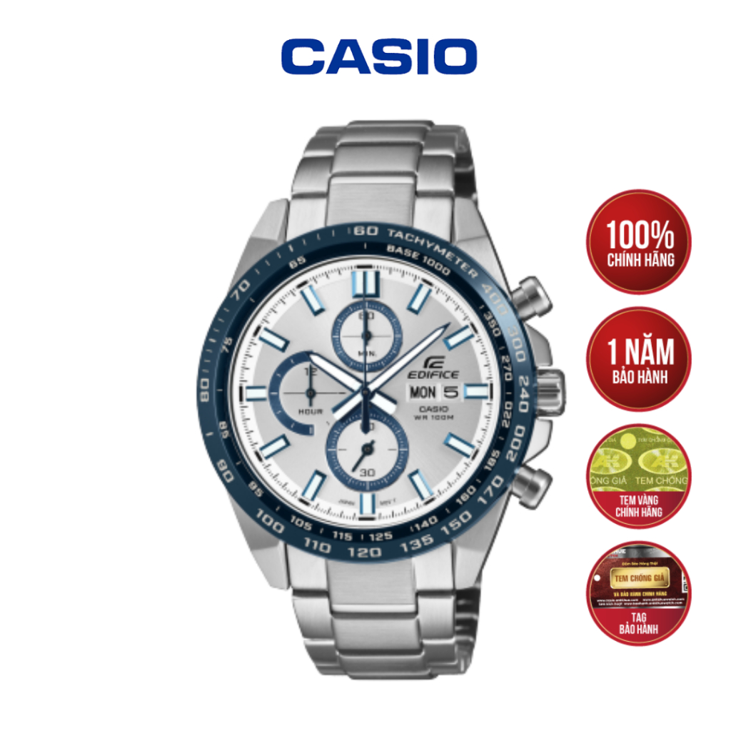 Casio Edifice EFR-574DE-7AVUDF dây kim loại chronograph