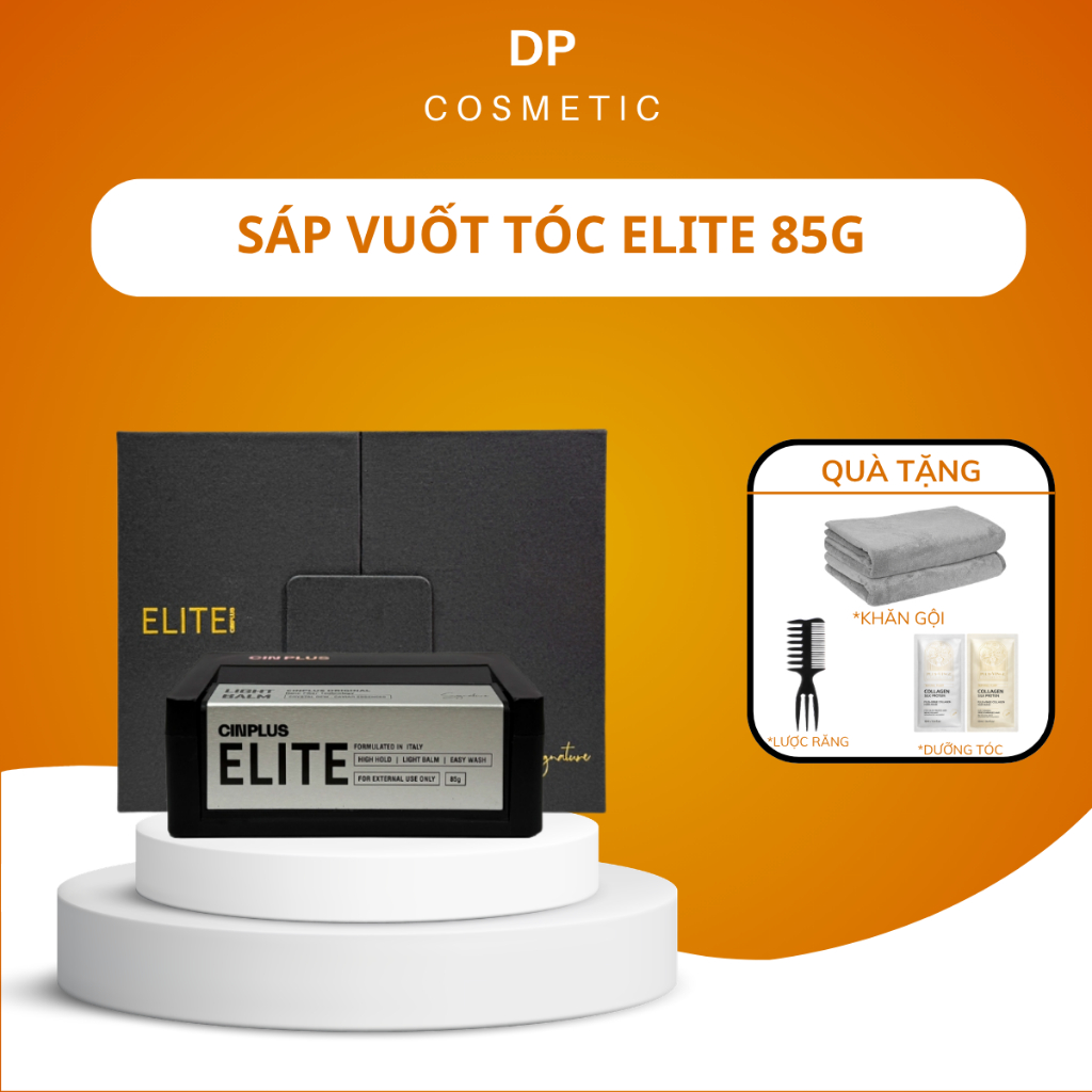 Sáp vuốt tóc nam Cinplus ELITE LIGHT BALM Original 85gr cao cấp CINPLUS tạo kiểu