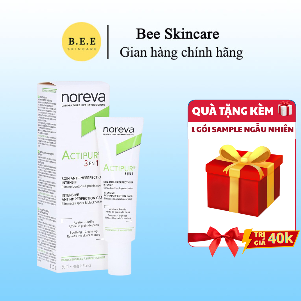 [HÀNG CÔNG TY] Kem Dưỡng Noreva Actipur 3 En 1 Care Giảm Mụn, Kiểm Soát Dầu, Làm Dịu Bee Skincare
