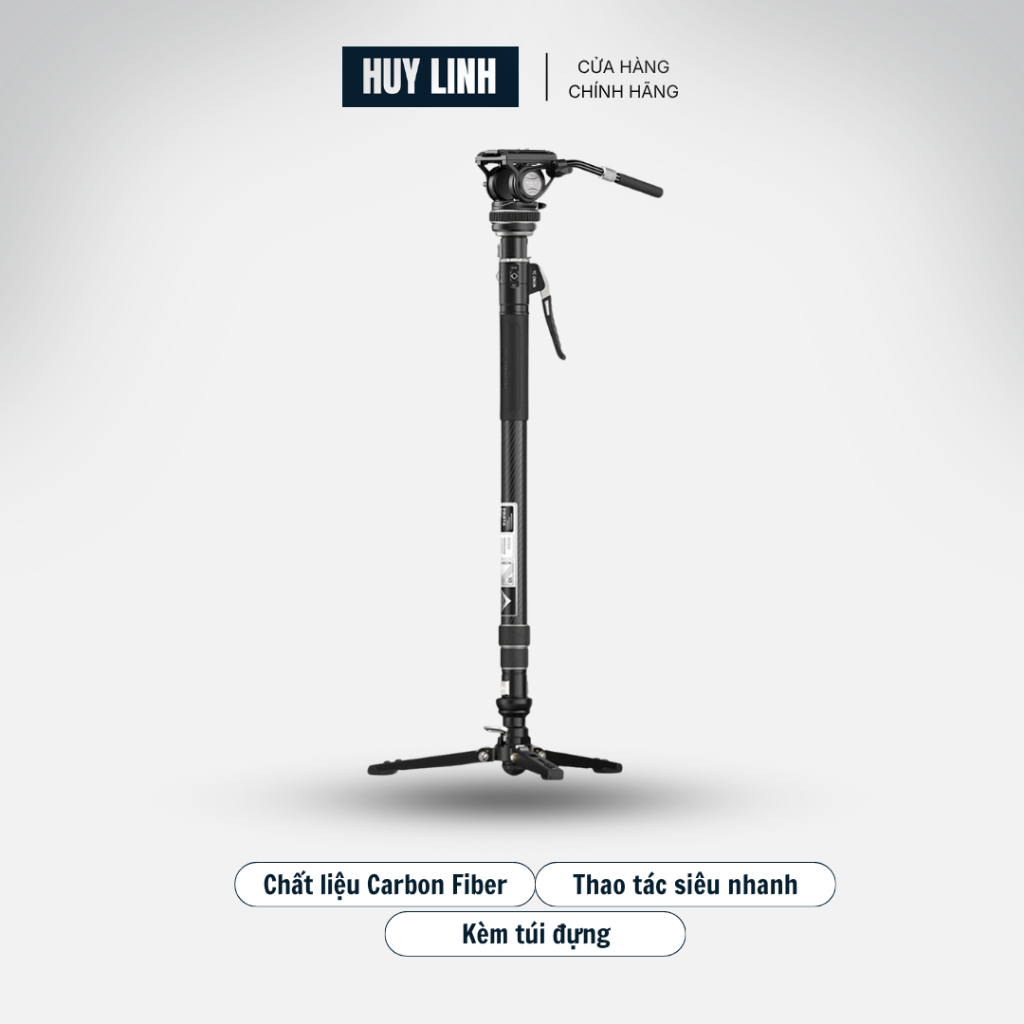 YC Onion Pineta Pro và đầu dầu FH75S #MQP162 & #FH75S [Quick Release Monopod Thao tác nhanh]