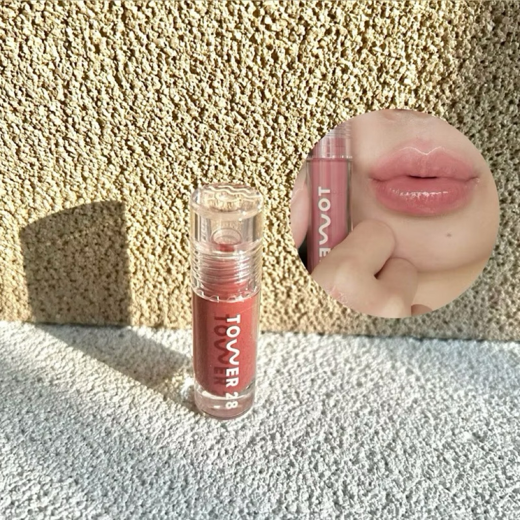 Son dưỡng bóng Tower 28 Shine On Lip Jelly Non-Sticky Gloss Mini 1.3ml
