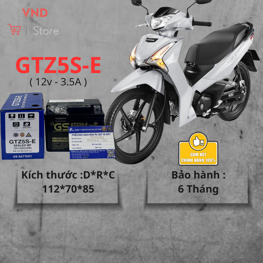 Phụ Kiện Đèn xe máy GTZ5S-E ( 12-3.5 ) Dùng cho các dòng xe Ex, Hayate, AirBlade cũ, Sirius Fi