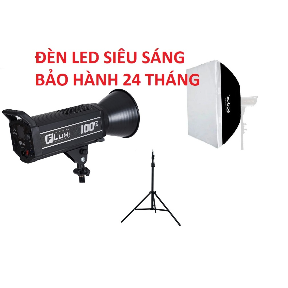 Bộ kit Đèn led Proton FLUX 100D 100 BI 200 D 200 BI  Siêu sáng dùng livestream chụp hình