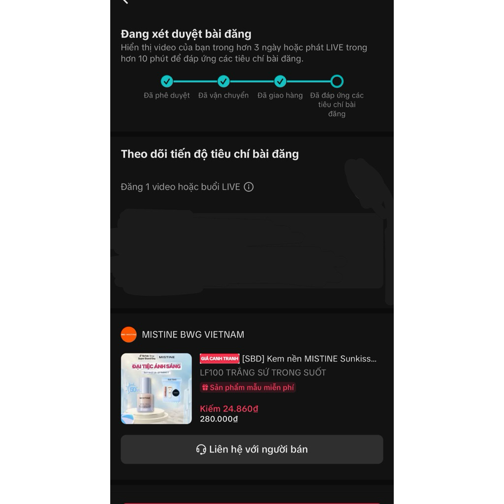 kem nền mistine LF100
