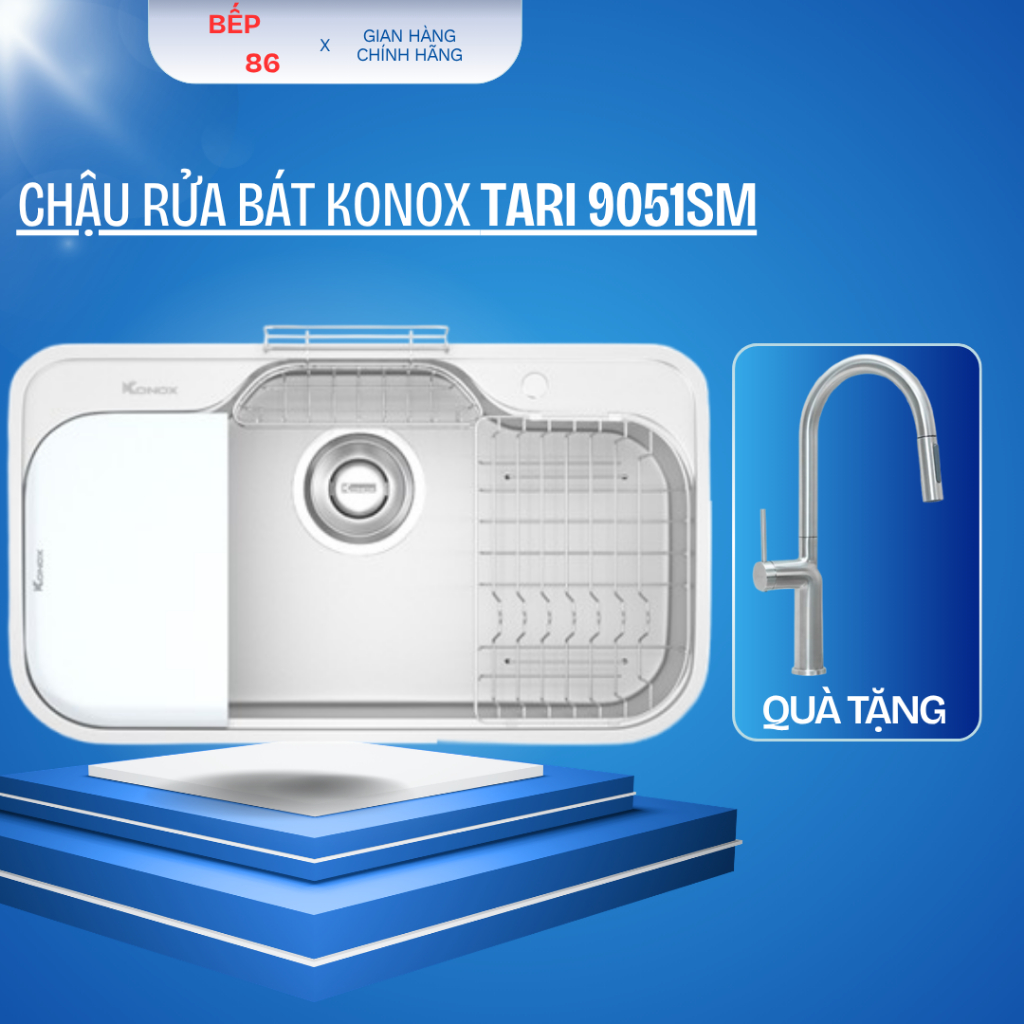 Chậu rửa bát KONOX Tari 9051SM | HÀNG CHÍNH HÃNG KONOX