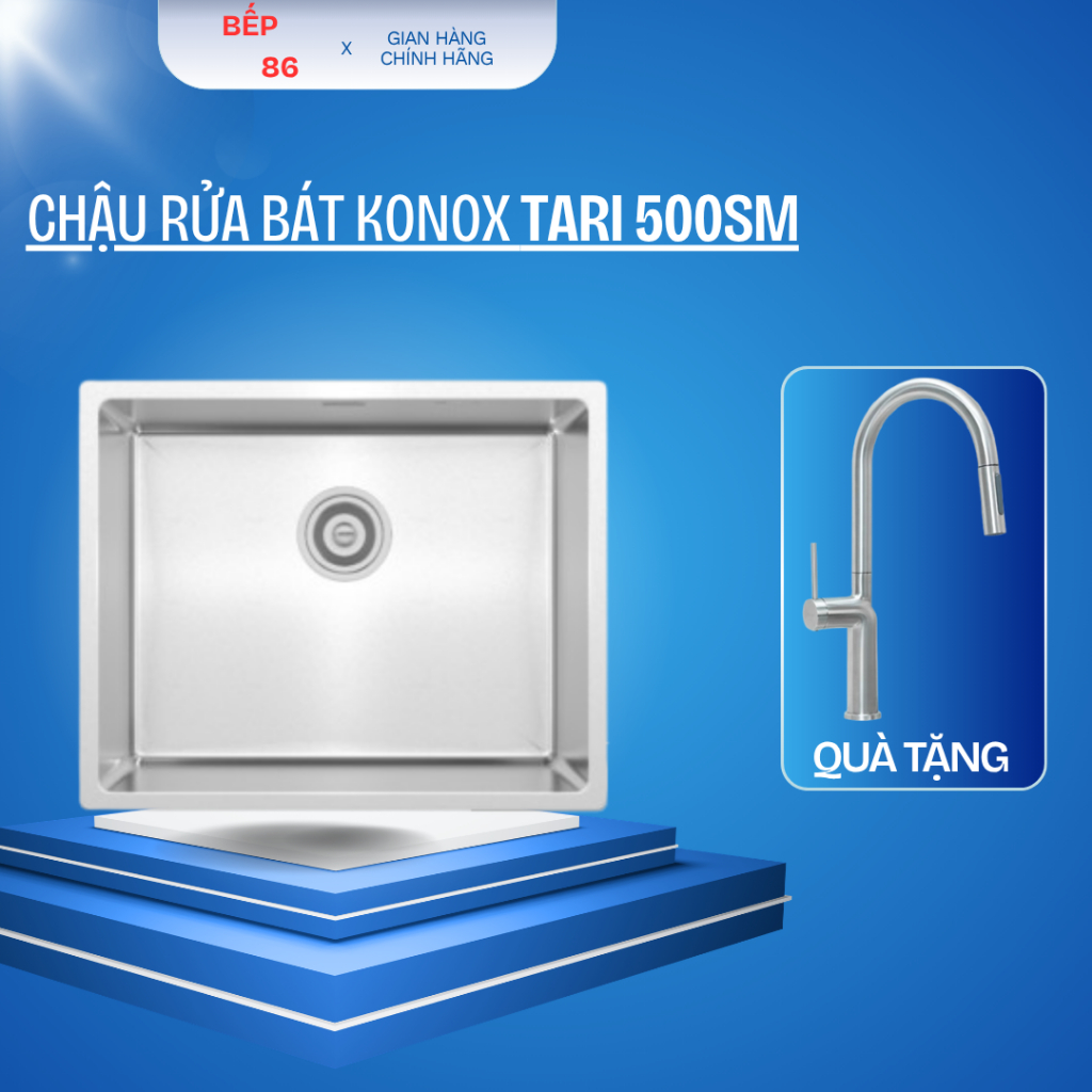 Chậu rửa KONOX Tari 500SM | CHẬU CHÍNH HÃNG KONOX