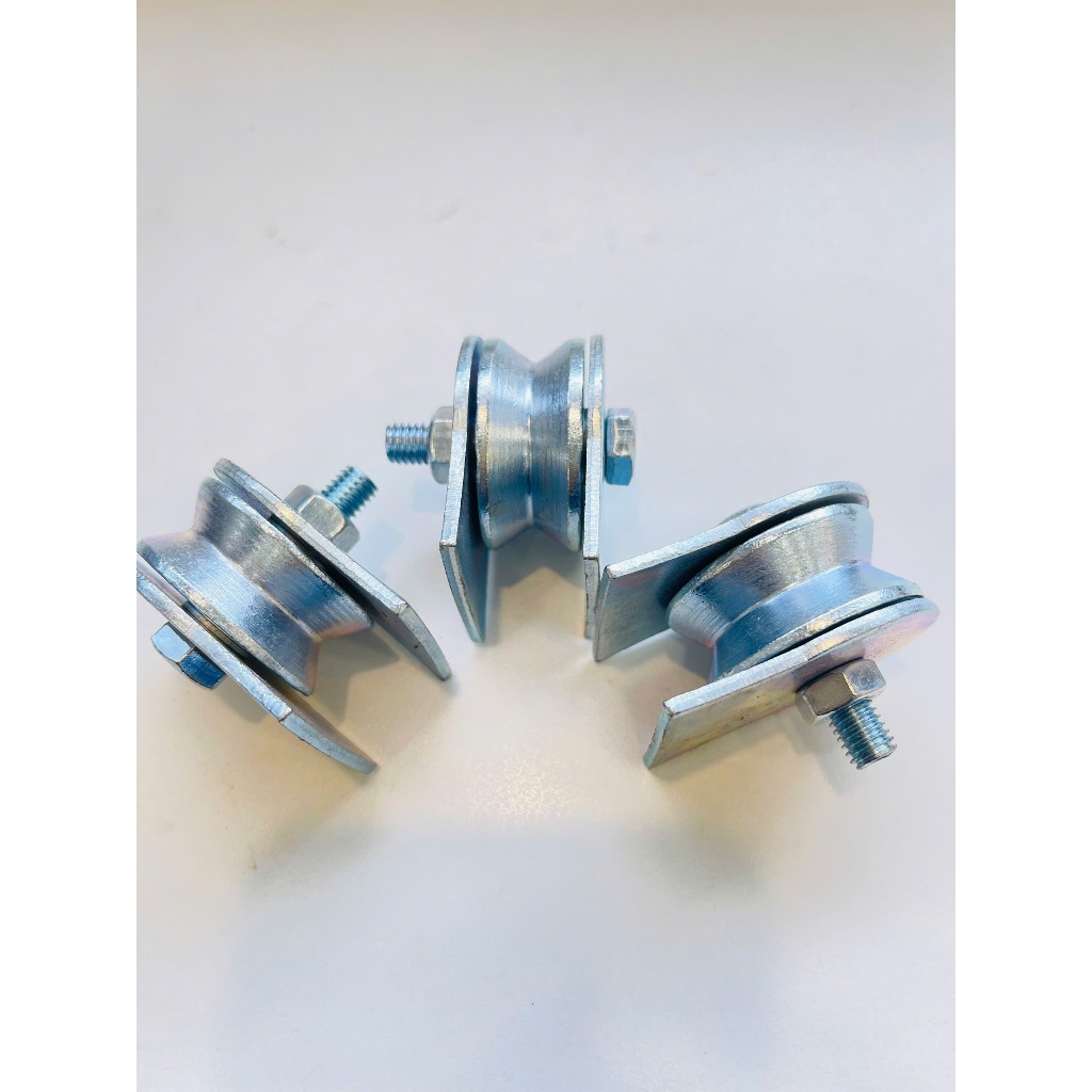 RÒNG RỌC SẮT (BULI) 4 – LÕI 2 BI, MẠ KẼM CHỐNG GỈ – CHUYÊN DÙNG MÁI XẾP 🔩