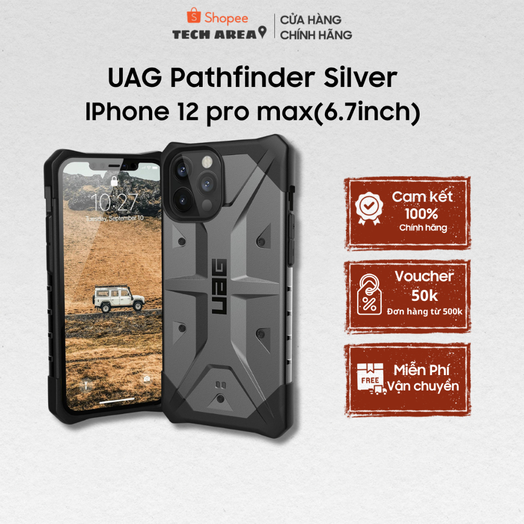 Ốp lưng UAG Pathfinder cho lPhone 12 pro max chính hãng