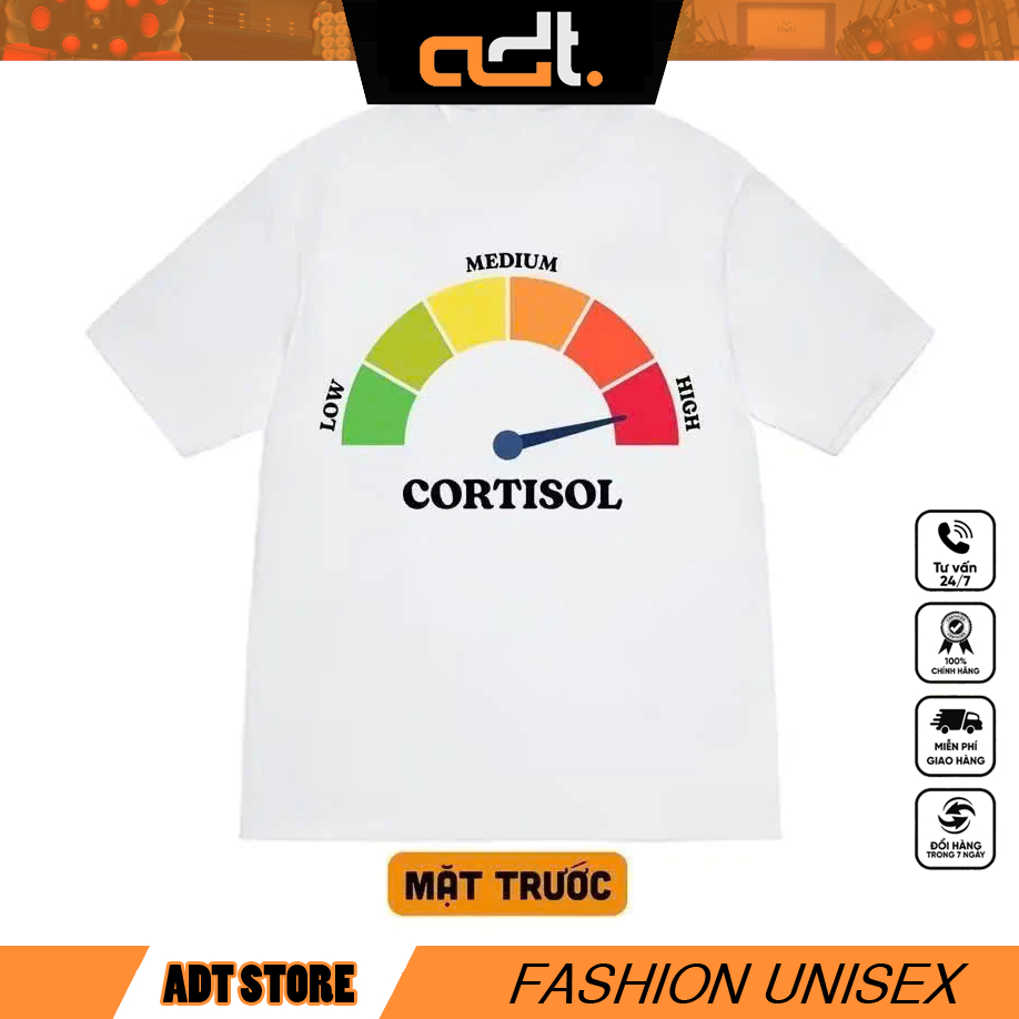 [ Milo.Clothes ] Áo Thun Cortisol Level - Cortis Idol Kpop - Jonathan ChenYiHeng - COUPLE ANH TRAI S
