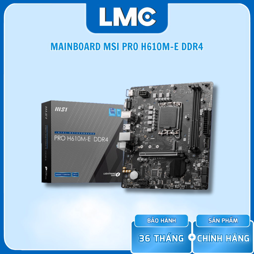 Mainboard MSI PRO H610M-E DDR4