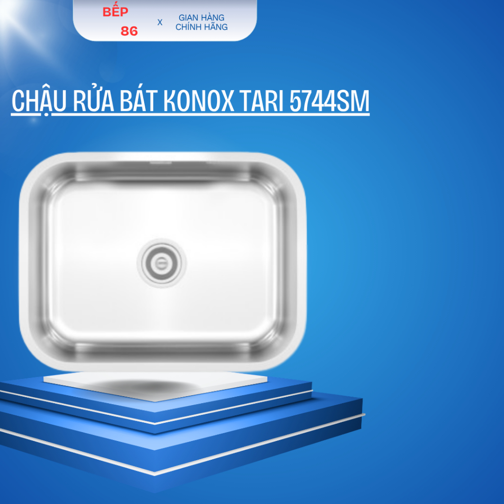 Chậu rửa bát KONOX Tari 5744SM | CHẬU CHÍNH HÃNG KONOX