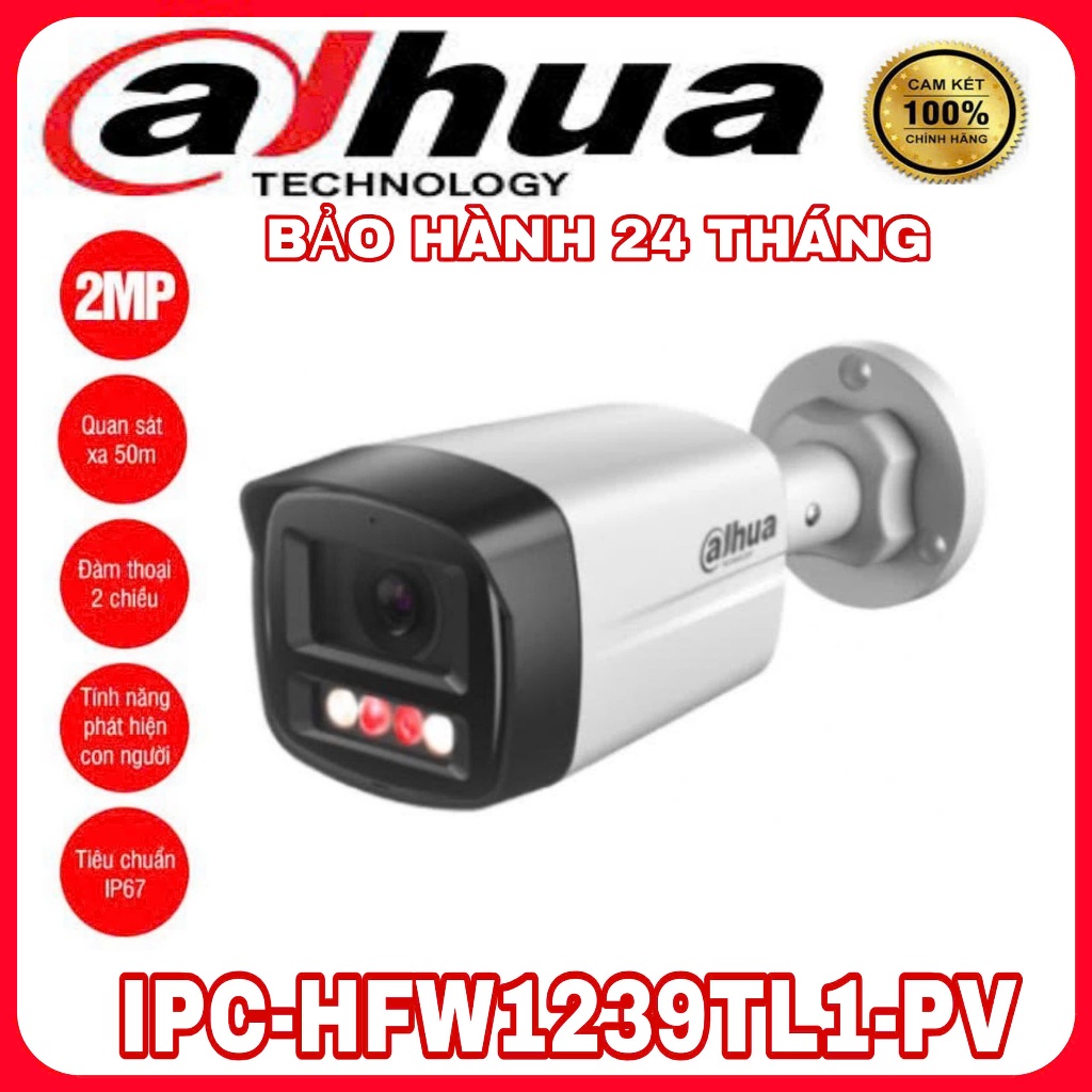Camera IP 2MP DAHUA DH-IPC-HFW1239TL1-PV