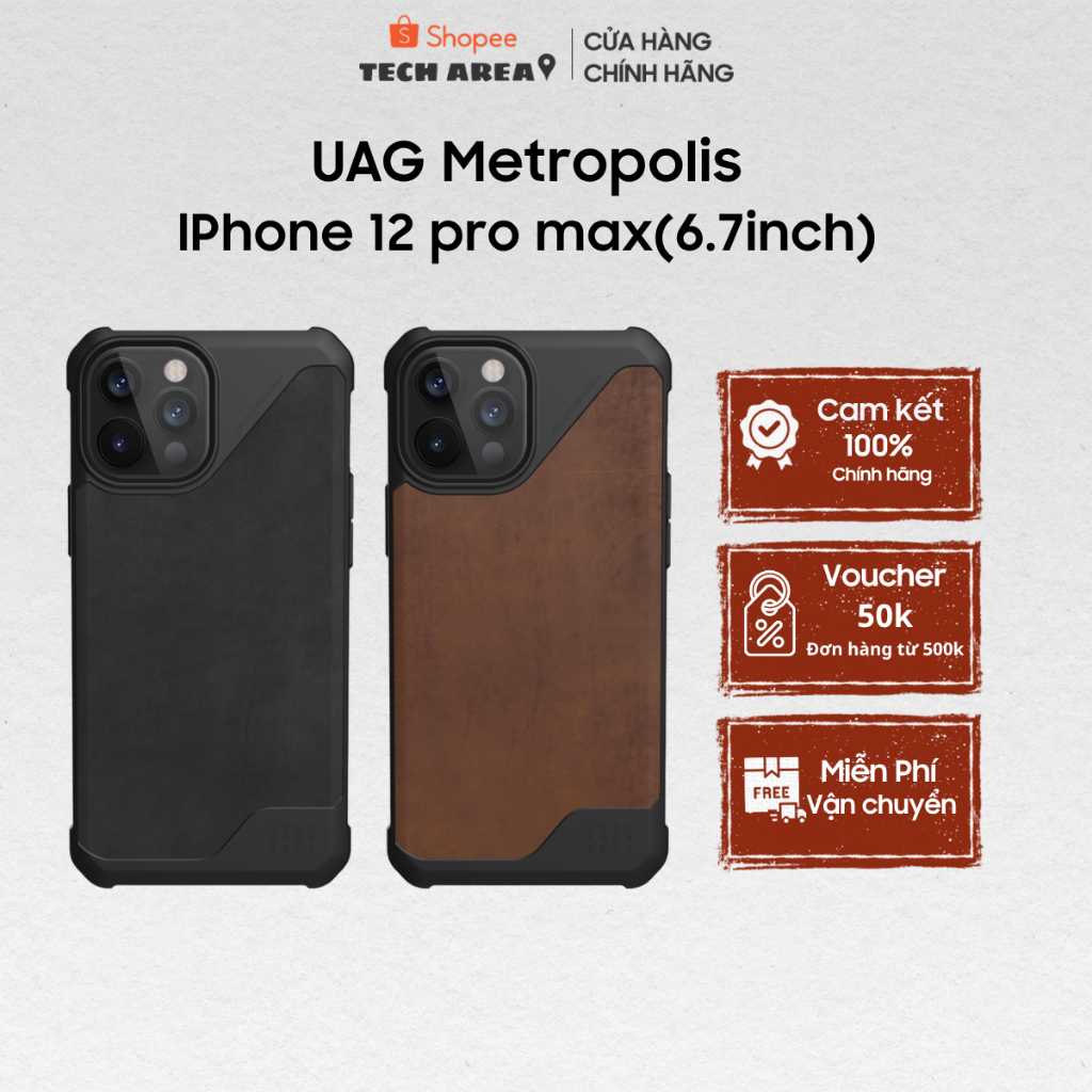 [UAG CHÍNH HÃNG] Ốp lưng UAG Metropolis lPhone 12 Pro Max