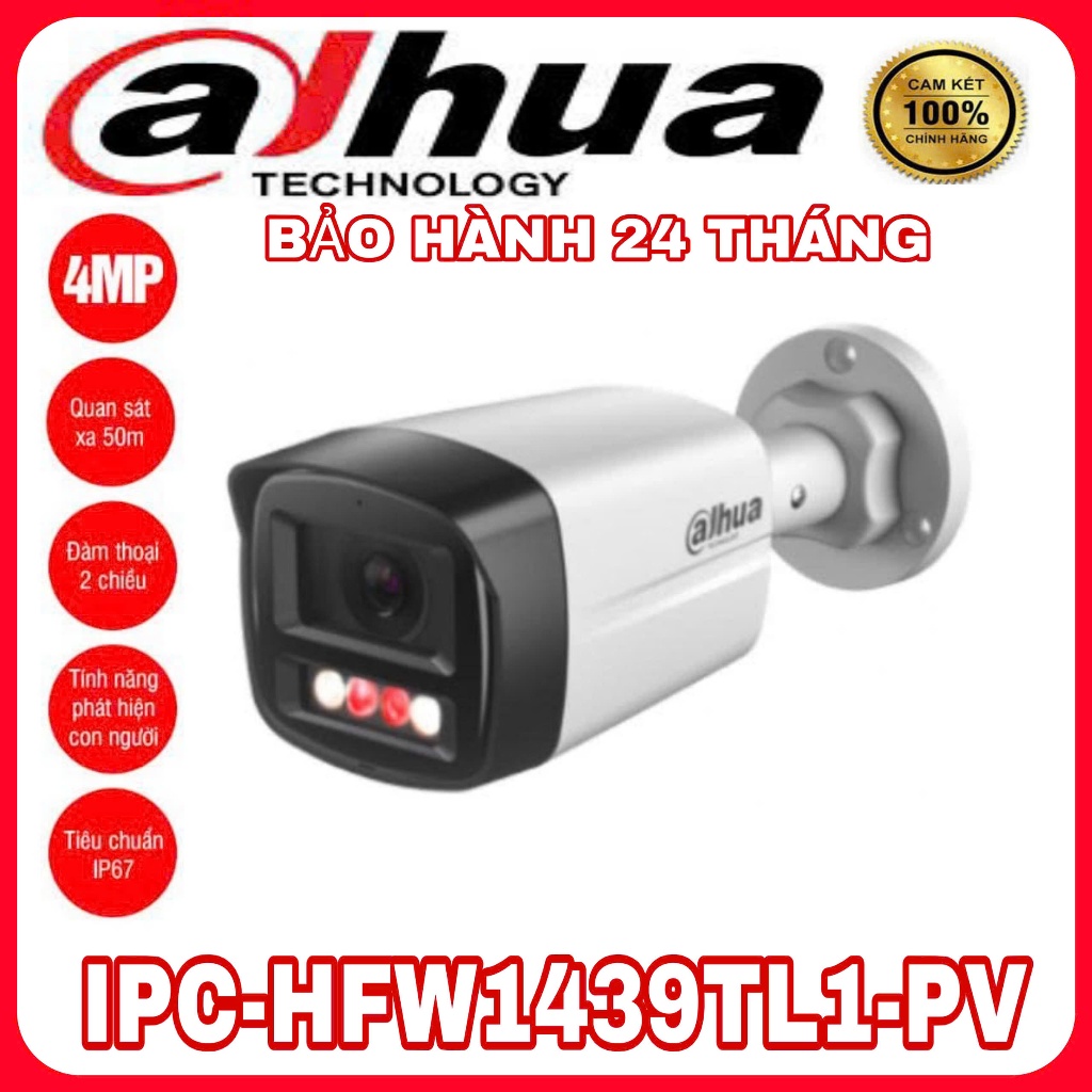 Camera IP 4MP DAHUA DH-IPC-HFW1439TL1-PV