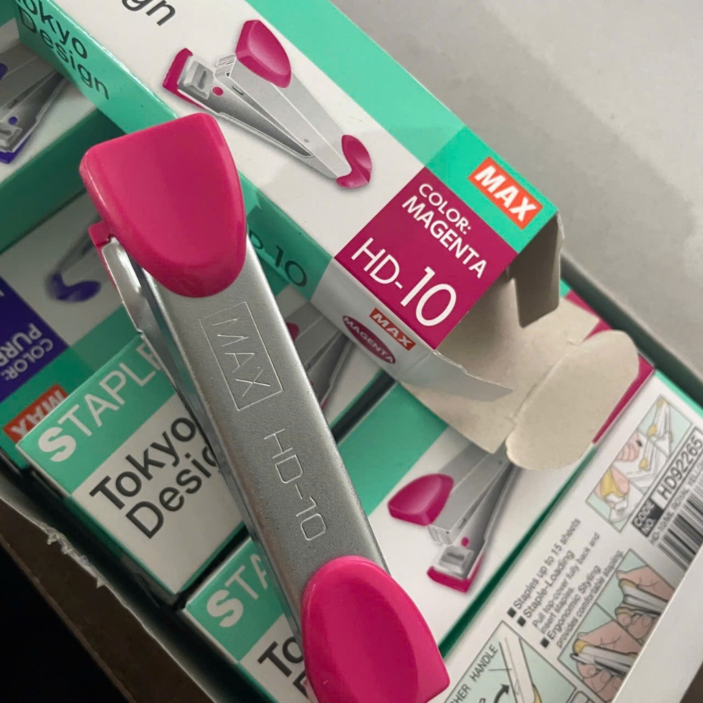 DẬP GHIM MAX STAPLER HD-10 TOKYO DESIGN GIAO MÀU NGẪU NHIÊN