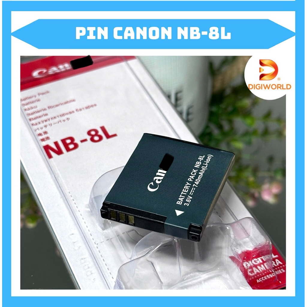 Pin Canon NB-8L cho dòng A A2200, A3300