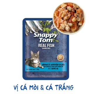 [COMBO 12-48 GÓI] Pate Snappy Tom Gói 85g - thức ăn mèo