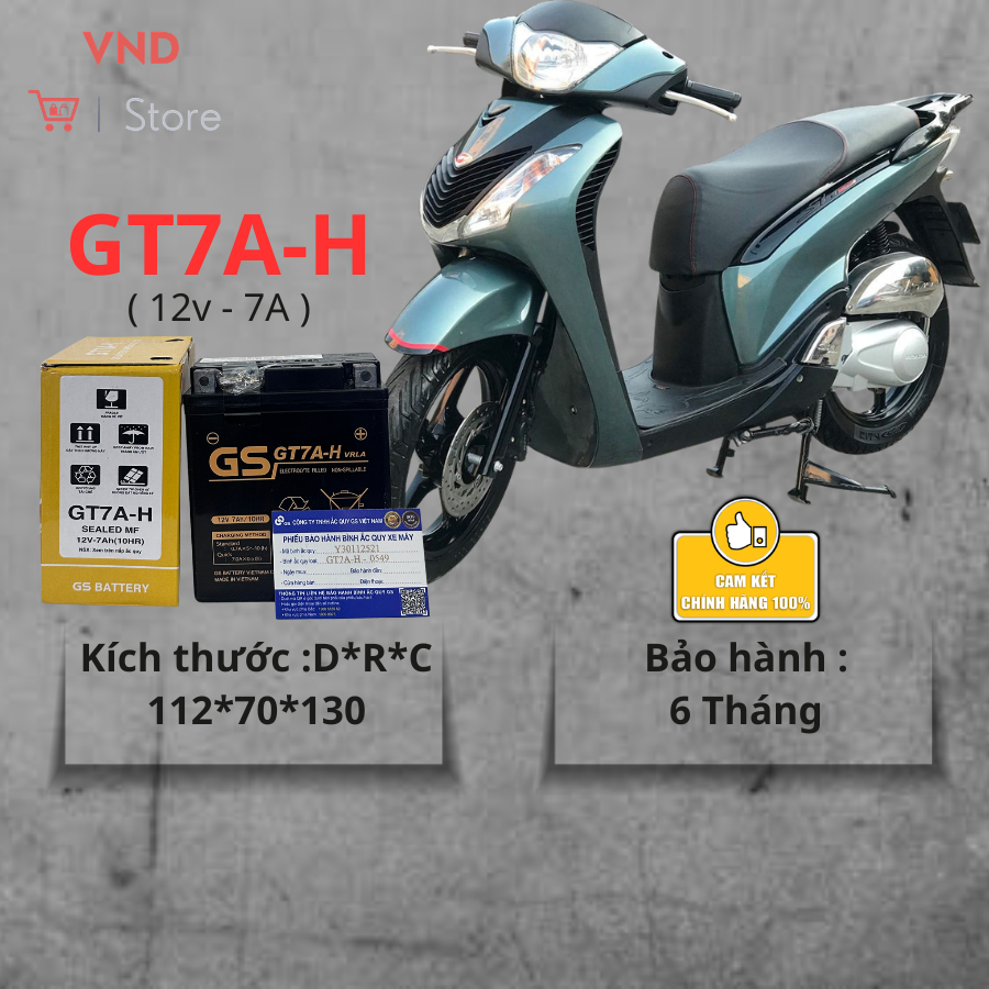 Phụ Kiện Đèn xe máy GT7A-H ( 12-7 ) Dùng cho các dòng xe SH Ý, DyLan, Vespa,SCR,...