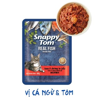 [COMBO 12-48 GÓI] Pate Snappy Tom Gói 85g - thức ăn mèo