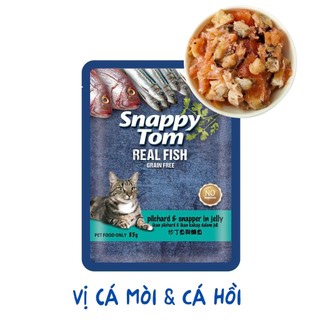 [COMBO 12-48 GÓI] Pate Snappy Tom Gói 85g - thức ăn mèo