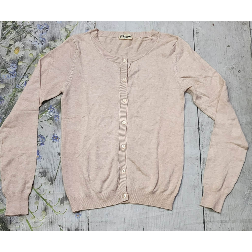 áo khoác len cardigan nữ tezenis hàng xịn 100% ko tag giấy size S euro khoảng 40-50kg