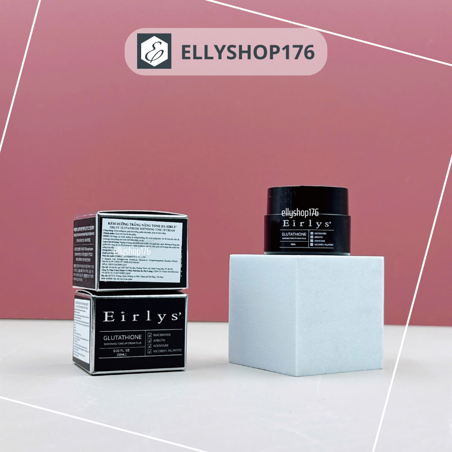 [Mini 10ml] Kem dưỡng nâng tone, giảm thâm nám Eirlys' Glutathione Whitening Tone Up Cream - Ellysho