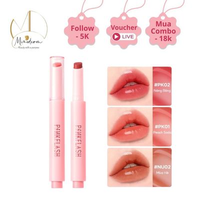 Son bóng PINKFLASH bóng đôi môi căng mọng, mịn màng cảm giác nhẹ nhàng không bết dính PF-L22