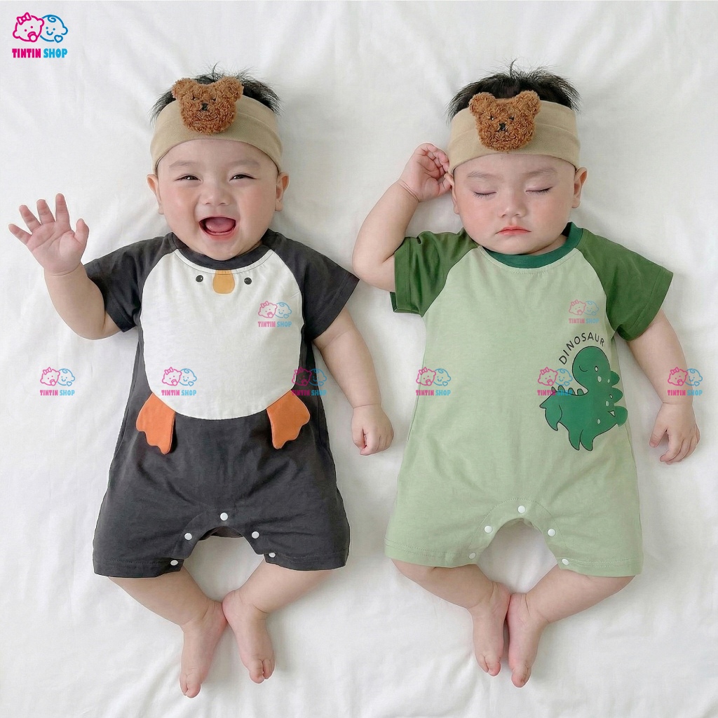 Bodysuit cho bé Body đùi cho bé sơ sinh bé trai bé gái mùa hè Áo liền quần Bộ đồ liền thân SLH159