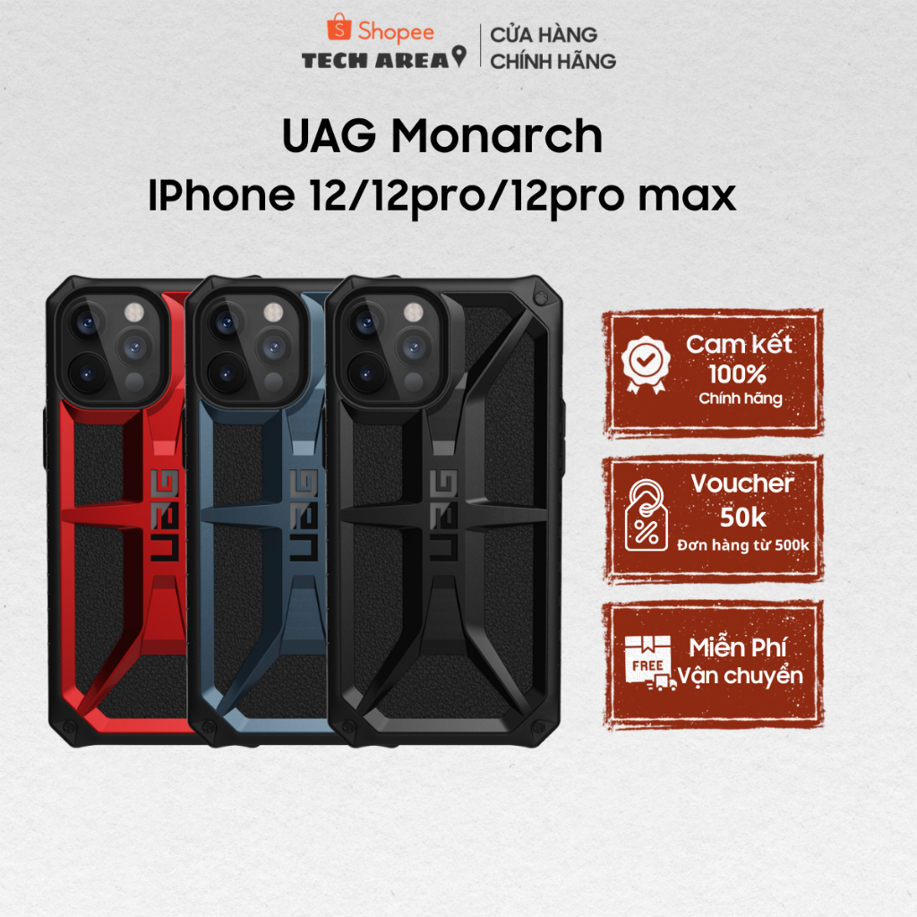 [UAG CHÍNH HÃNG] Ốp lưng UAG Monarch lPhone 12 Pro Max