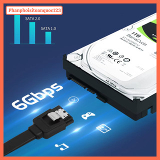 Cáp SATA III 6Gb/s Kết Nối SSD HDD PC Đầu Thẳng – Dây Cáp SATA III Cho Ổ Cứng SSD/HDD Máy Tính