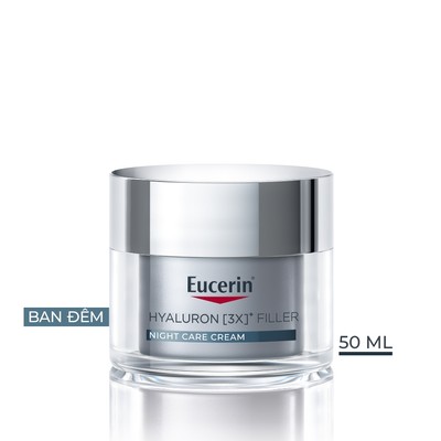[KOL x Eucerin]Kem dưỡng đêm giảm nếp nhăn Eucerin Hyaluron[3x]+ Filler Night Cream 50ml