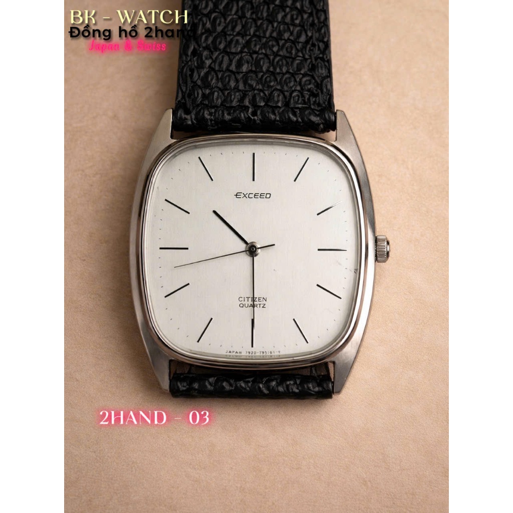 Đồng hồ nam Citizen Exceed vintage siêu mỏng máy nhật hàng chính hãng