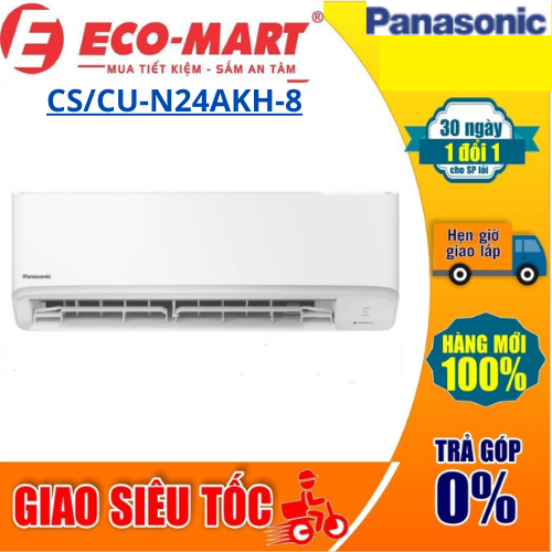 N24AKH Điều hòa Panasonic 1 chiều CS/CU-N24AKH-8 24000BTU nhập khẩu Indonesia, máy lạnh 2.5 hp