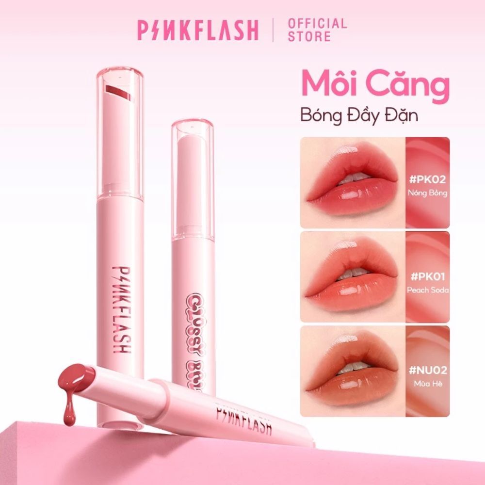 Ảnh 2 của Son bóng PINKFLASH bóng đôi môi căng mọng, mịn màng cảm giác nhẹ nhàng không bết dính PF-L22