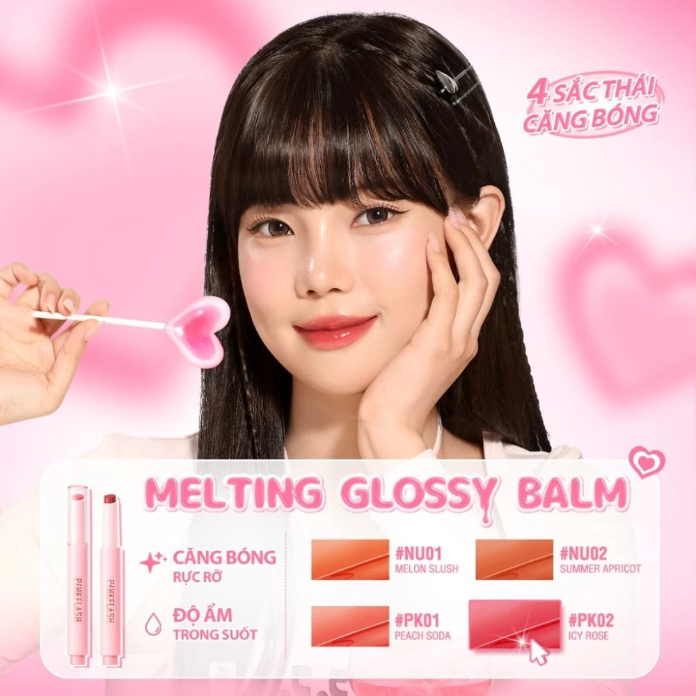 Ảnh 8 của Son bóng PINKFLASH bóng đôi môi căng mọng, mịn màng cảm giác nhẹ nhàng không bết dính PF-L22